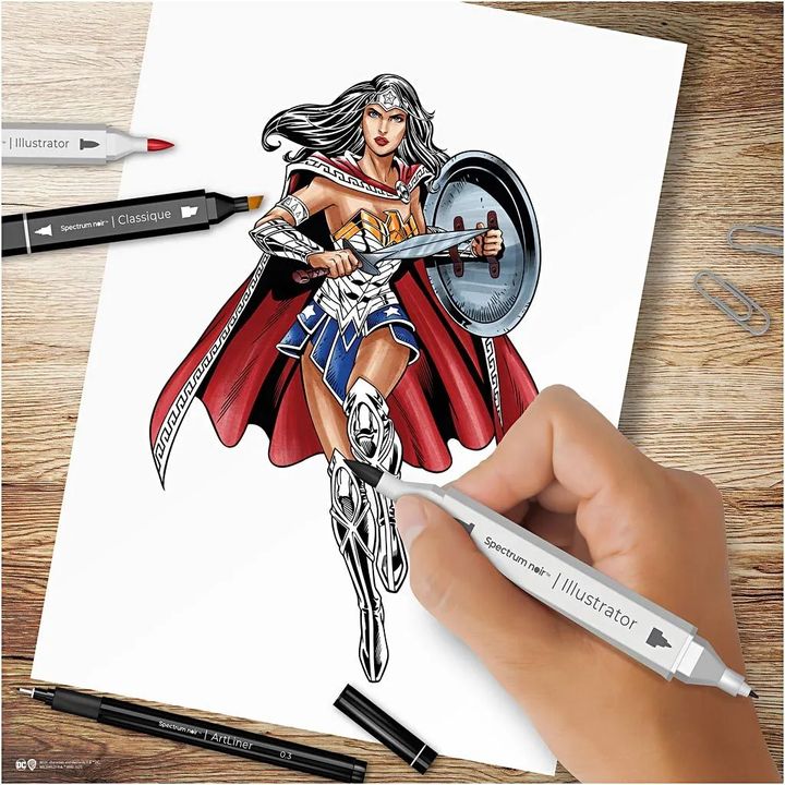 Illustrations-Kunst-Kit WONDER WOMAN — Bild 7