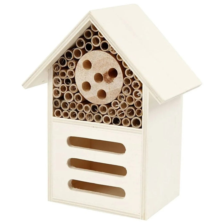 Insekten- und Schmetterlingshotel aus Holz - 18 cm — Bild 3