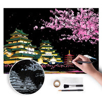 Japanischer Garten Scratch Art Kit — Bild 1