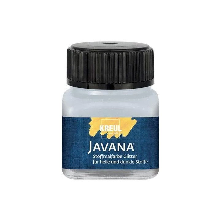 Javana Glitzer-Textilfarbe 20 ml – Silber