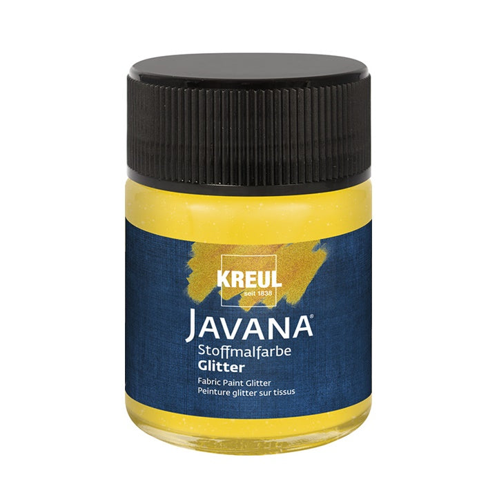 JAVANA Stoffmalfarbe mit Glitzereffekt 50 ml