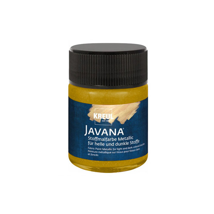 Javana Textilfarbe Metallic 50 ml – Metallic Gold