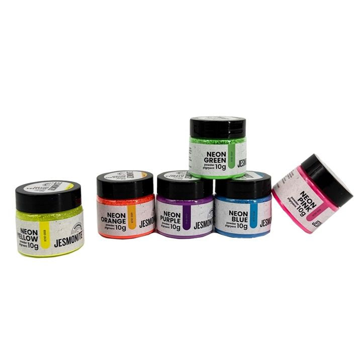 Jesmonite Neon-Pigment Satz 6 x 10 g — Bild 1
