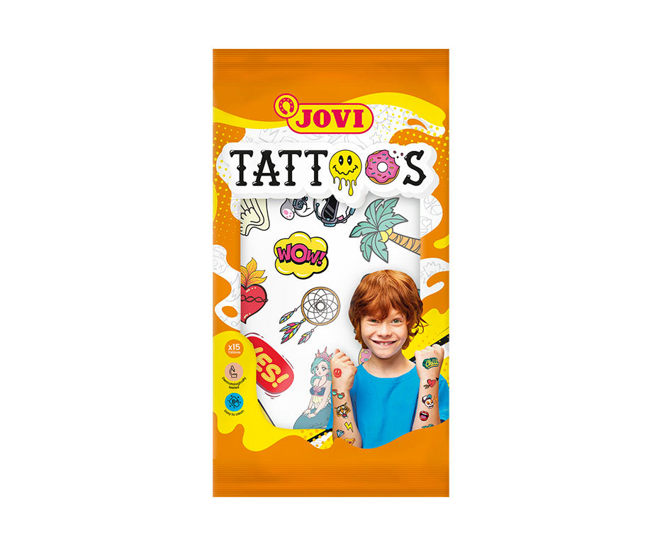 JOVI Kindertattoos Display – 24 Stk.