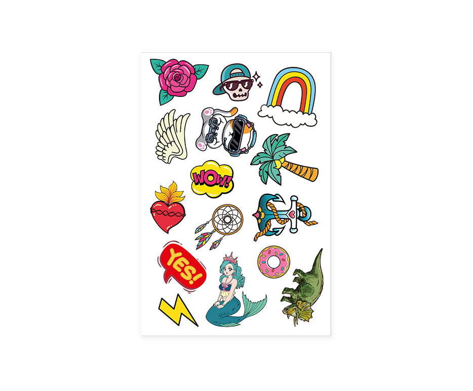 Temporäre Kindertattoos JOVI Palme - 15 Stk.