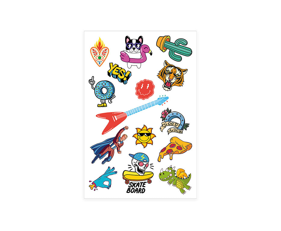 JOVI Kindertattoos Sonne – 15 Stk.