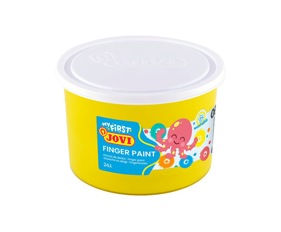 JOVI Fingerfarbe im Tiegel 500 ml – Gelb