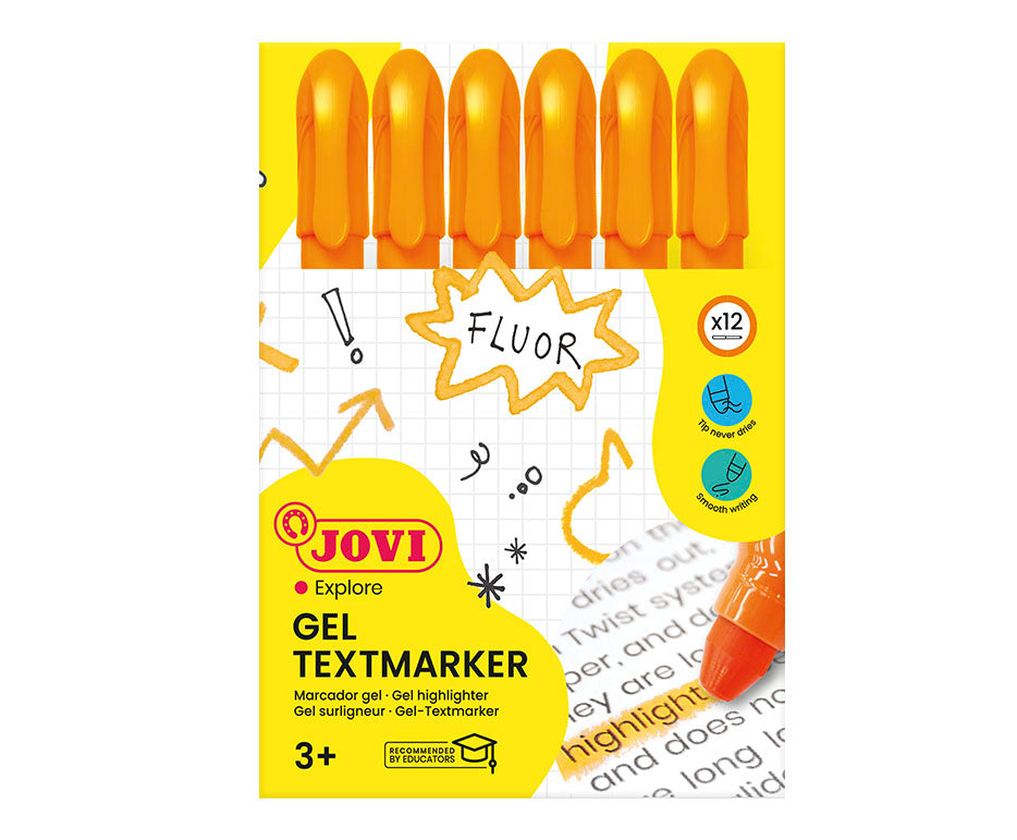 JOVI Gel-Textmarker orange