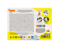Textilmarker JOVI Jovidecor Textil mit Pinselspitze – 48 Stk. / 12 Farben