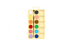 JOVI Kawaii Aquarellfarben-Set 22 mm - 12-teilig mit Pinsel