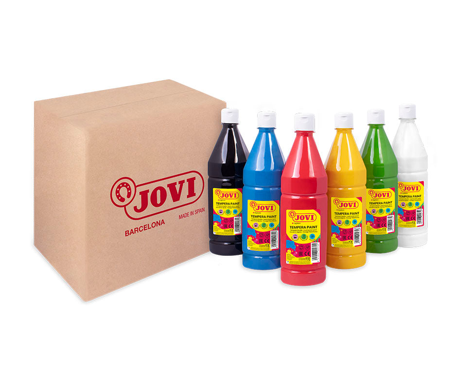 JOVI Kindermalfarben-Set 6 x 1000 ml