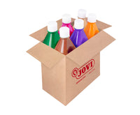 JOVI Kindermalfarben-Set flüssige Temperafarbe 6 x 500 ml – Variante B