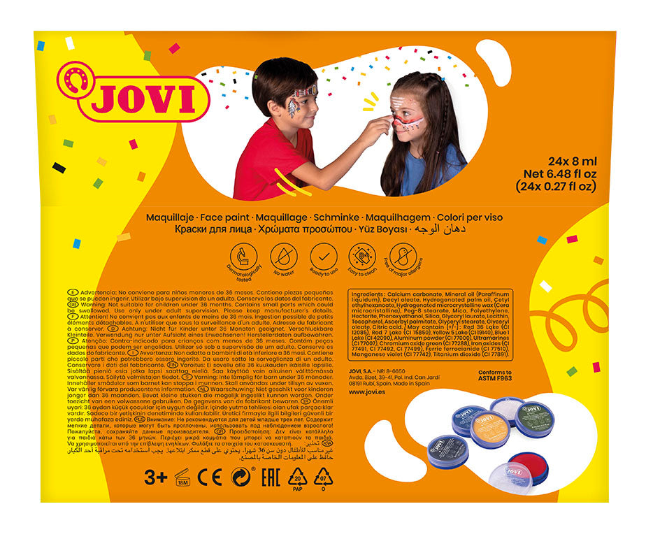 JOVI Kinderschminke im Display 24 x 8 ml