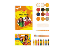 JOVI Kinderschminke Schulset 12 x 8 ml mit Zubehör