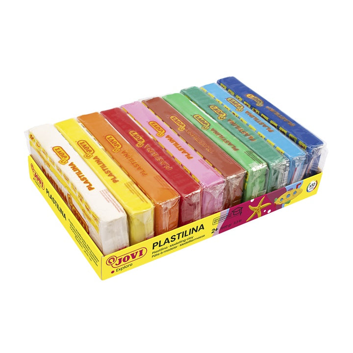 JOVI Knetmasse Grundfarben 10 x 150 g — Bild 3