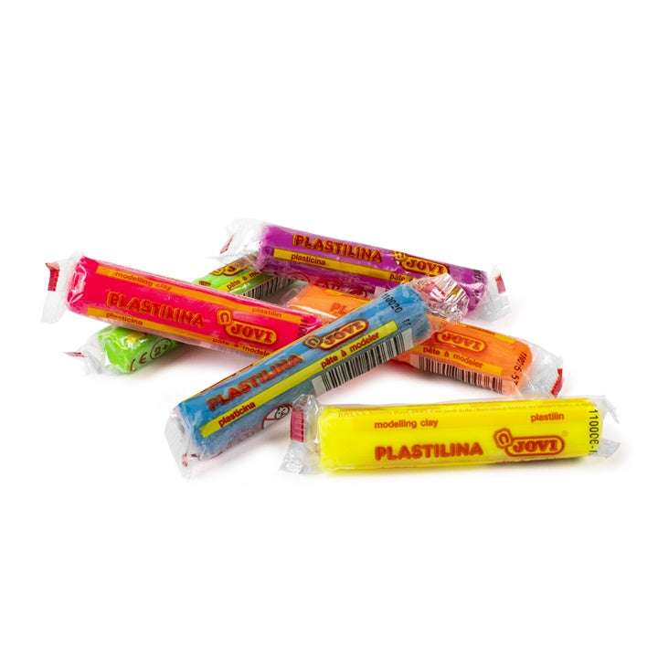 JOVI Knetmasse Neon-Farben 6 x 15 g — Bild 8