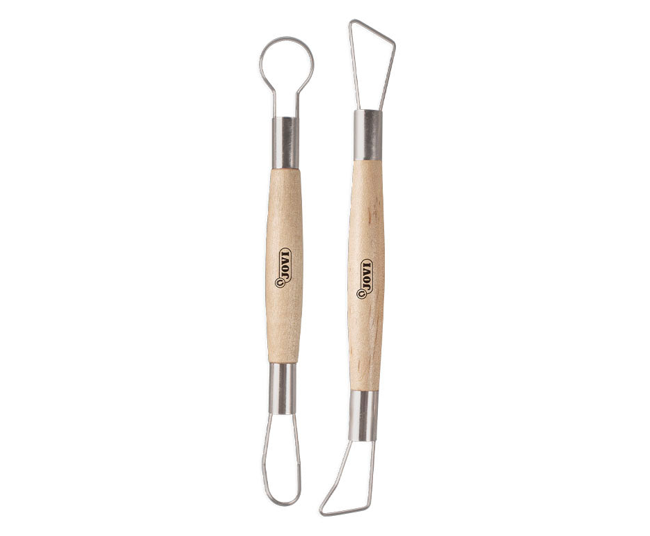 JOVI Kraft Holz-Modellierwerkzeug Set 2 Stk