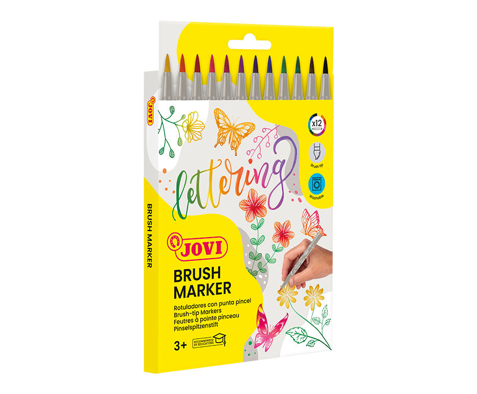 JOVI Lettering Aquarell-Pinselstifte 12 Stk.