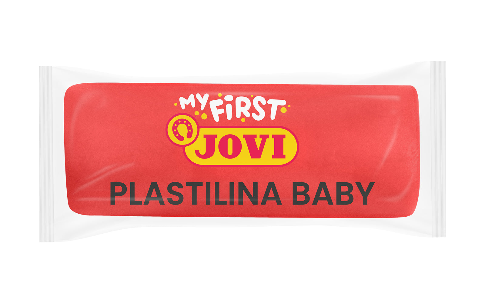 Weiche natürliche Knete Jovi My First 10 x 38 g Rot im Eimer