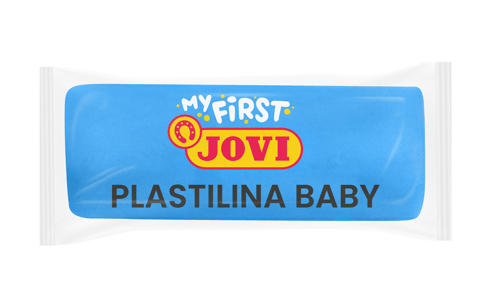 Weiche natürliche Knete Jovi My First 10 x 38 g Blau im Eimerchen