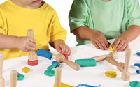 Weiche natürliche Knete Jovi My First 10 x 38 g Blau im Eimerchen