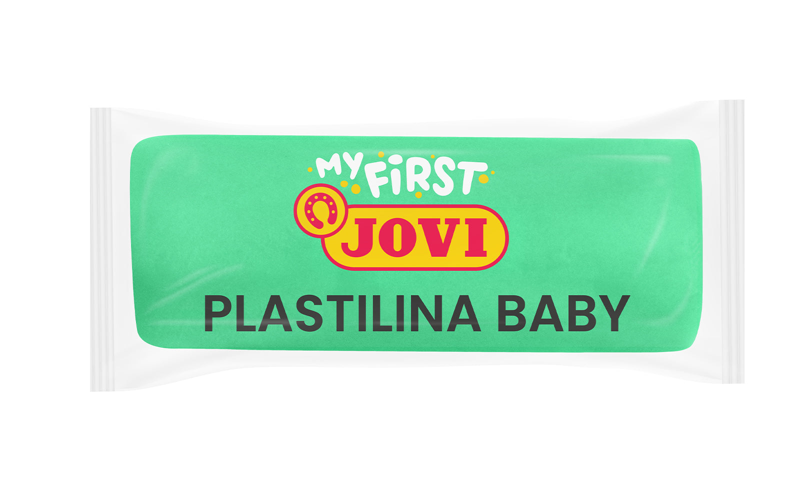 Weiche natürliche Knete JOVI My First 10 x 38 g Grün im Eimer