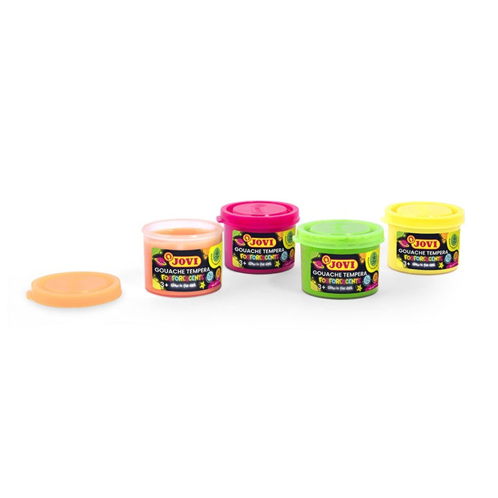 JOVI Neon-Temperafarben 4x35 ml — Bild 7