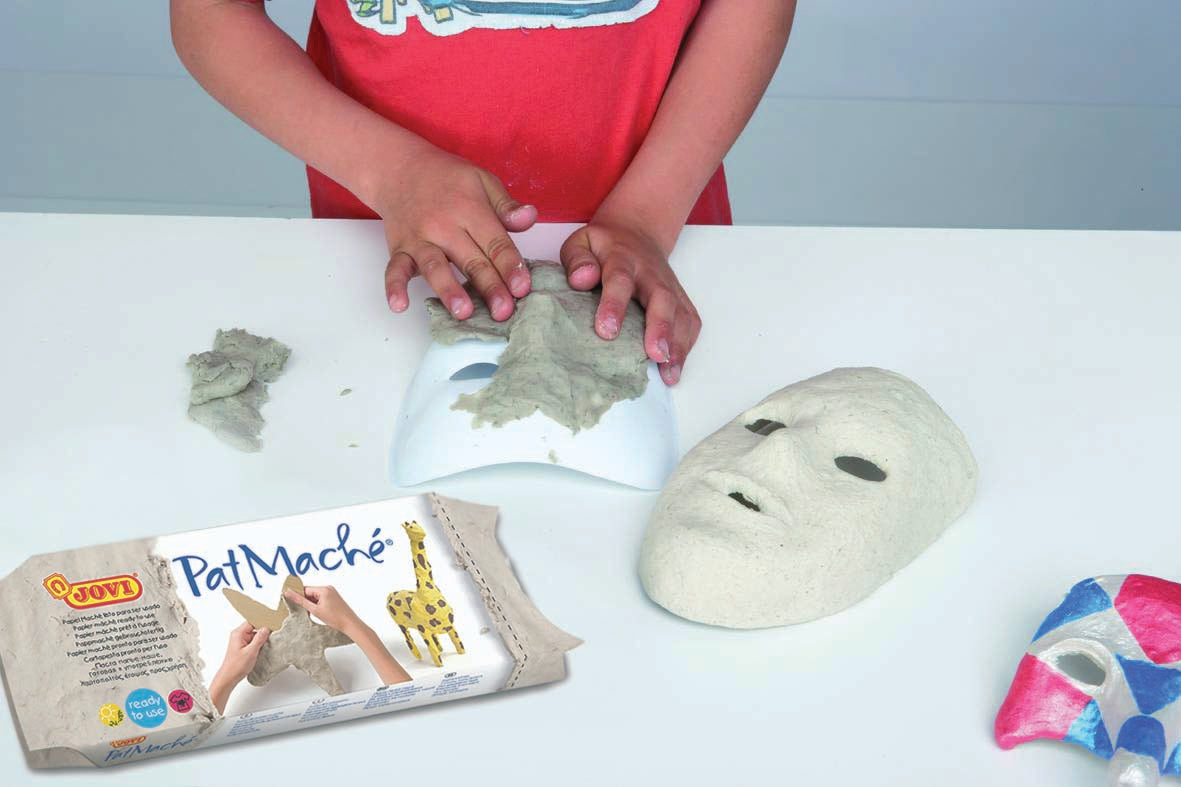 JOVI Patmaché lufthärtende Papiermaché-Modelliermasse 170 g