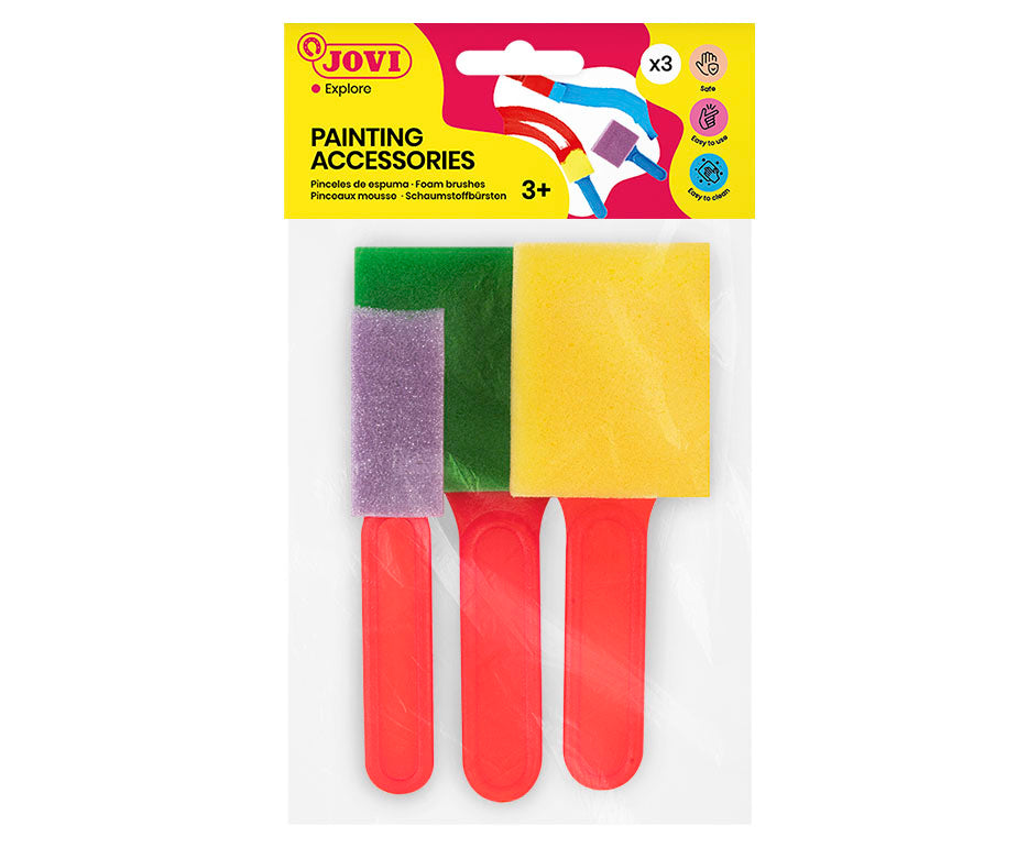 JOVI große Schaumpinsel 3 Stk.