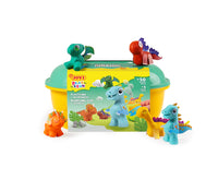 JOVI Play&Fun Natürliche Knete im Koffer Jurassic – Set mit Zubehör