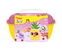 JOVI Play&Fun Natürliche Knete im Koffer Sweet – 50 Stk.