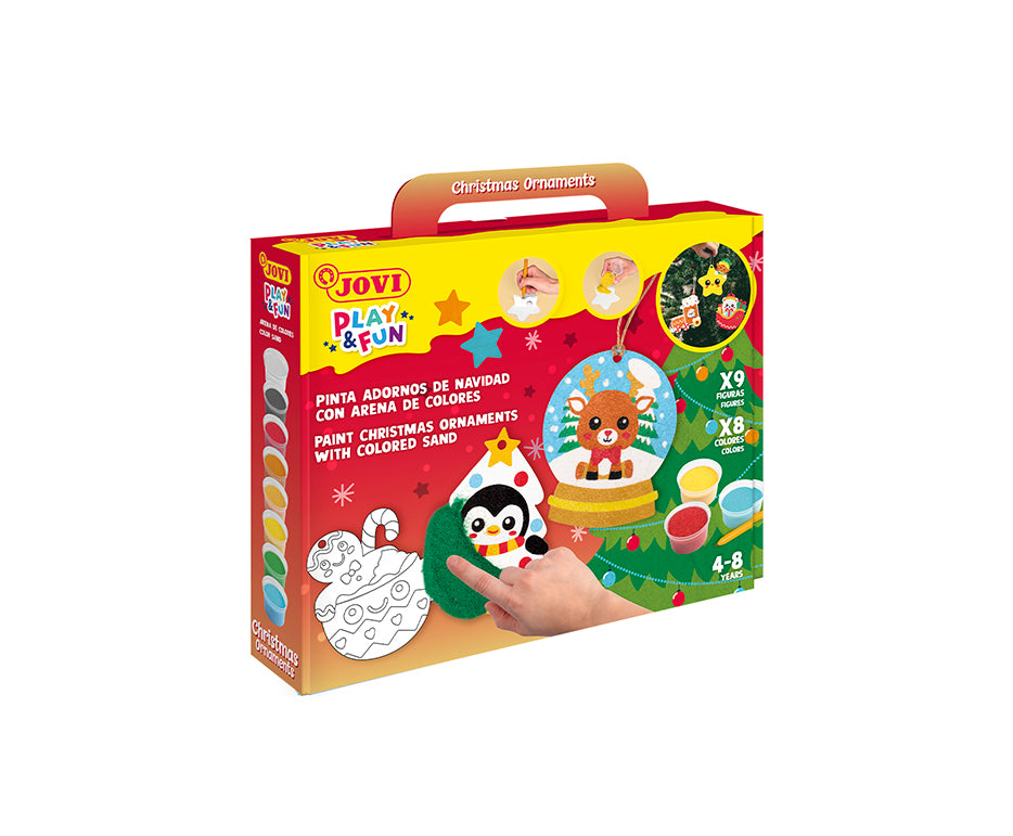 JOVI Play&Fun Sandmalset Christmas Ornaments - 12 Stk.