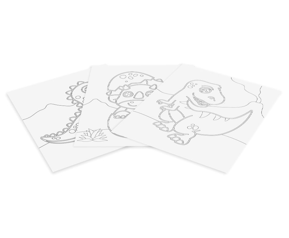 JOVI Play&Fun Sandmalerei-Set 12-tlg. Dinosaurs