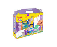 JOVI Play & Fun Malset mit Gouache-Temperafarben 17-tlg. – Roboter
