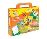 JOVI Play&Fun Sandbilder Kreativ-Set Tiere – 12-teilig