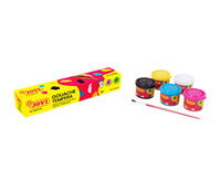 Jovi Premium Temperafarben 5 x 35 ml mit Pinsel