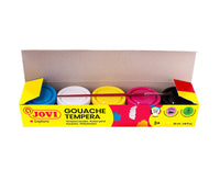 Jovi Premium Temperafarben 5 x 35 ml mit Pinsel