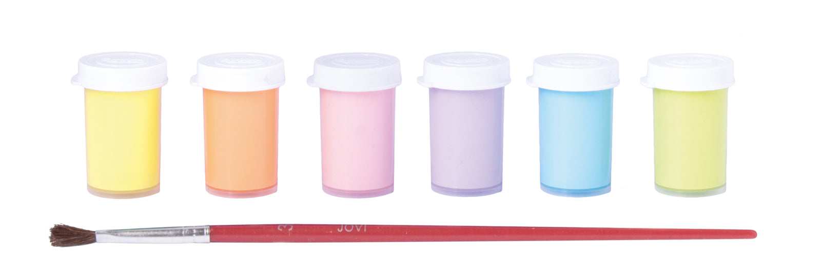 Pastell-Temperafarben JOVI Premium 6 x 15 ml mit Pinsel
