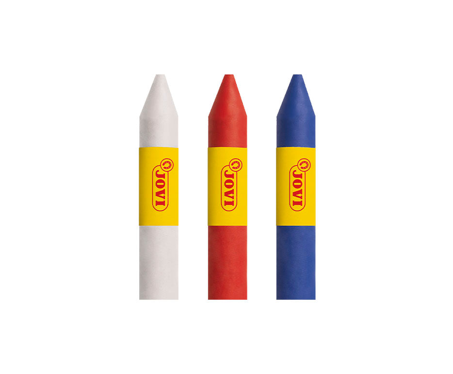 JOVI Schminkstifte-Set 3 x 5,6 g - Weiß, Rot und Blau
