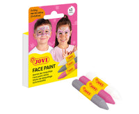 JOVI Schminkstifte-Set für Gesicht und Körper 3 x 5,6 g - Rosa, Silber und Weiß