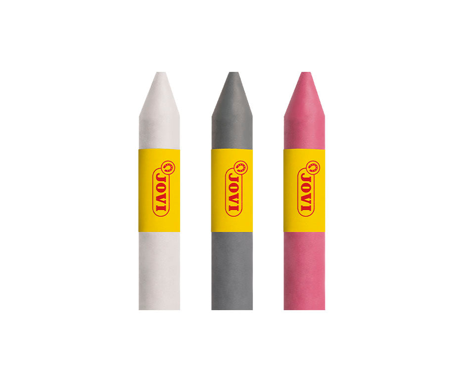 JOVI Schminkstifte-Set für Gesicht und Körper 3 x 5,6 g - Rosa, Silber und Weiß