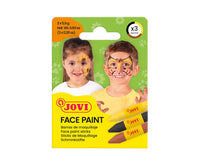 JOVI Schminkstifte-Set 3 x 5,6 g - Gelb, Braun, Schwarz