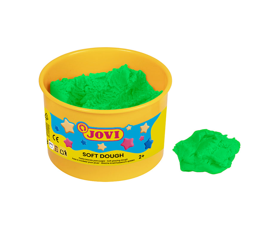 JOVI Soft Dough Modelliermasse-Set Neonfarben 6 x 460 g