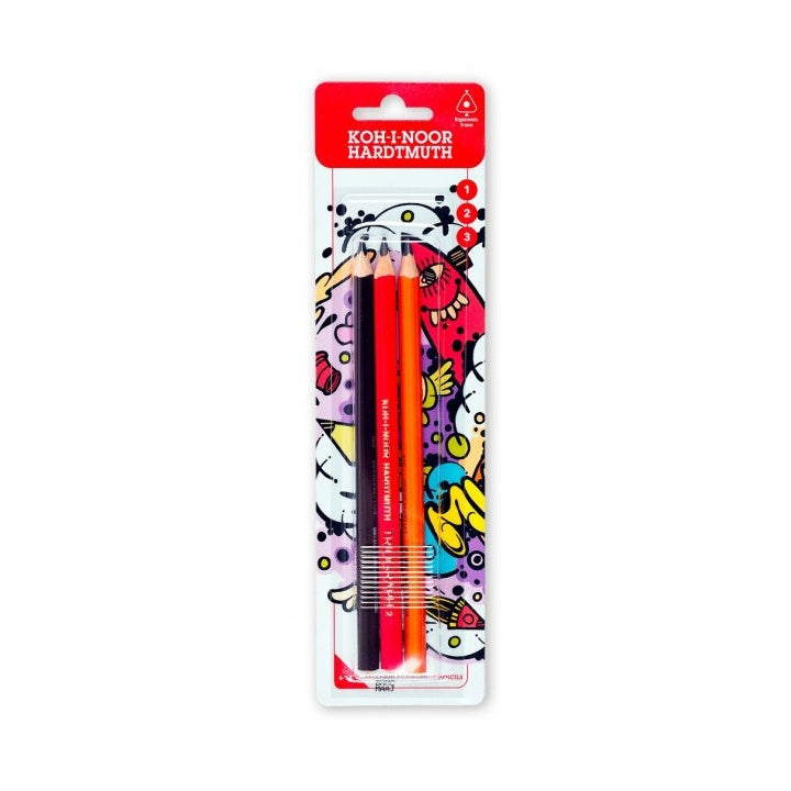 Jumbo-Dreikant-Graphitstifte — Bild 1