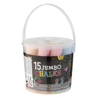 JUMBO Farbige Kreiden im Eimer 15 Stück — Bild 4