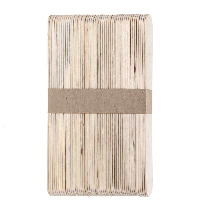 Jumbo-Holzstäbchen - Natur / 60 Stück — Bild 1