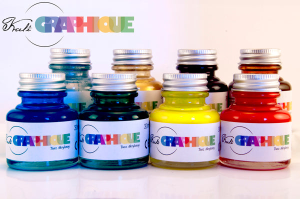 KaliGRAPHIQUE-Acryl-Tinte | verschiedene Farben — Bild 2
