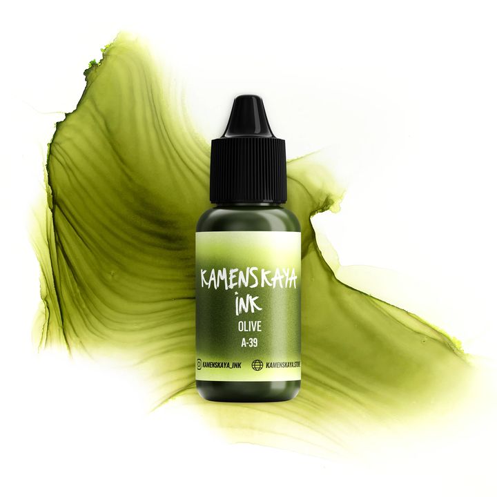 Kamenskaya A-line Alkohol-Tinte 15 ml | verschiedene Farbtöne - Oliv