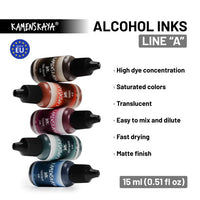 Kamenskaya A-line Alkohol-Tinte 15 ml | verschiedene Farbtöne — Bild 30