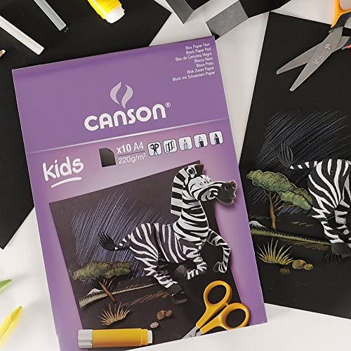 Kinder Zeichenblock CANSON Kids 220 g - 10 Blatt, 24 x 32 cm, geleimt